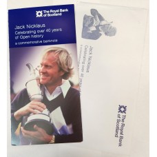 SCOTLAND 1978 - 2018 . FIVE 5 POUNDS BANKNOTE . JACK NICKLAUS